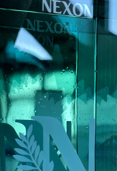 türkiz üvegdíj részletfotó