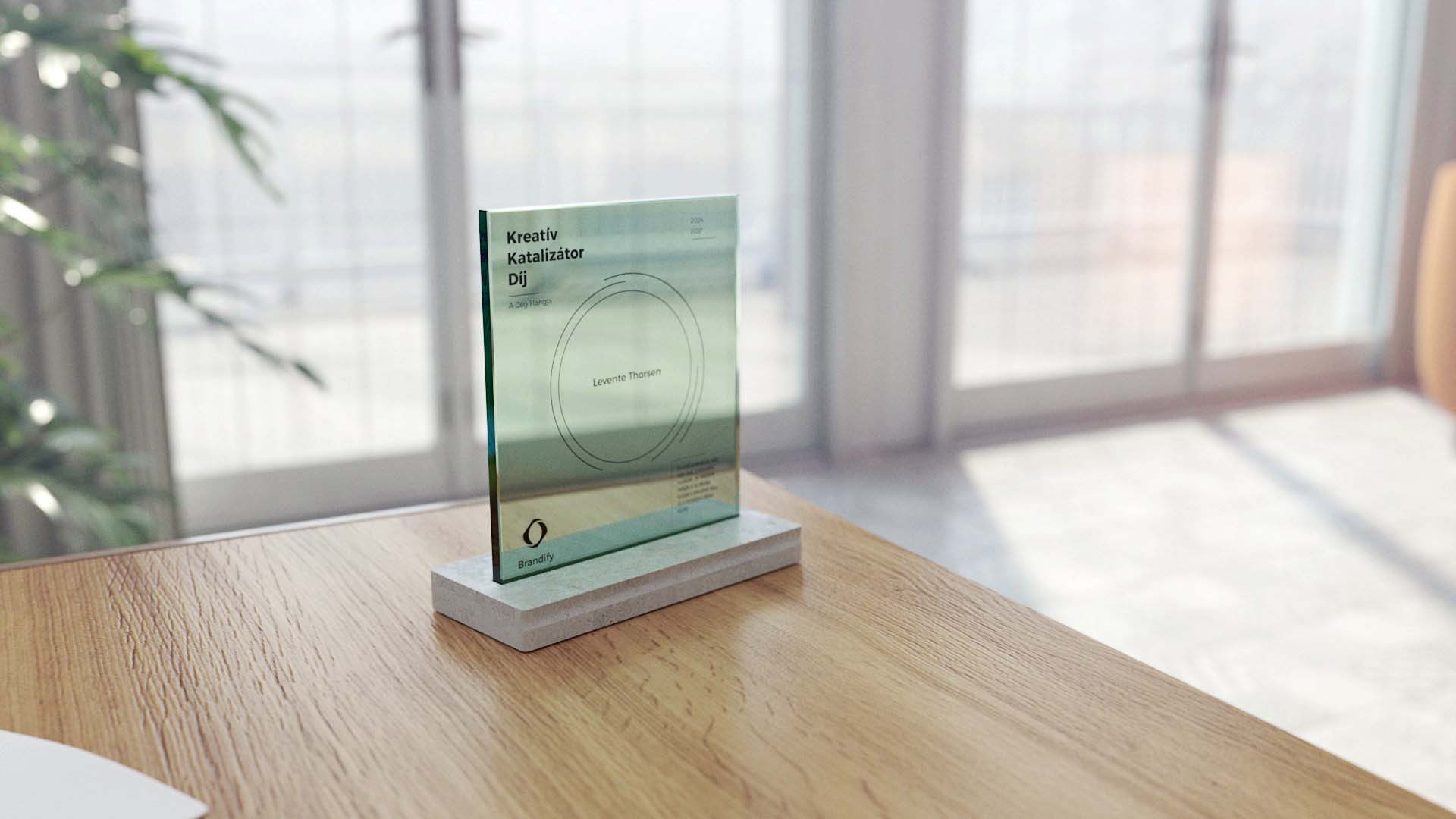 kreatív díj látványterv